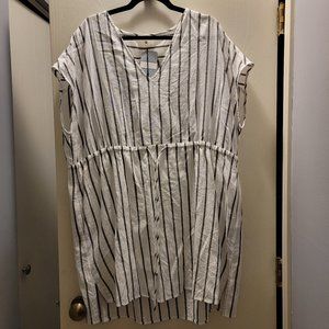 Cotton Bleu XL striped dress